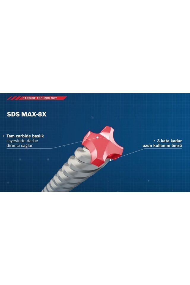 Bosch Sds-max Beton Matkap Ucu (max-8) 32x520 Mm