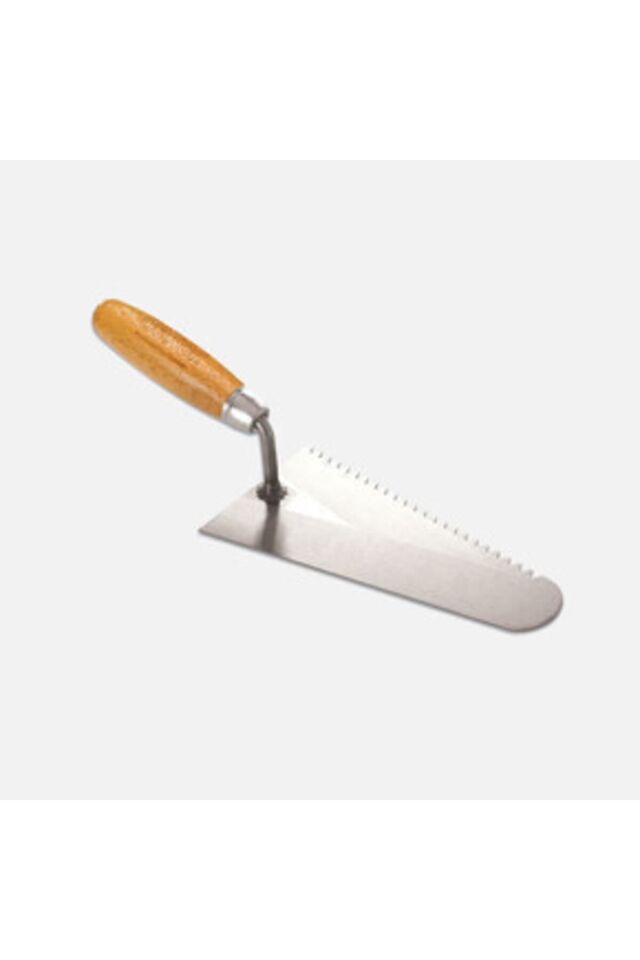 Hassan Beyaz Tuğla Malası Ahşap Saplı Yay Çeliği 22 Cm