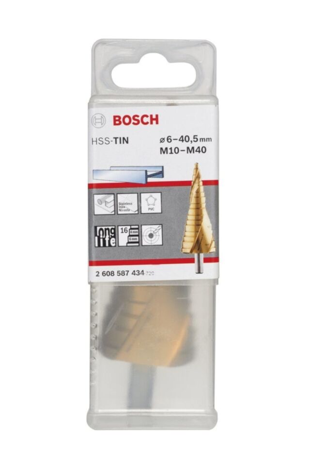 Hss-Tin 16 Kademeli Matkap Ucu M10-M40