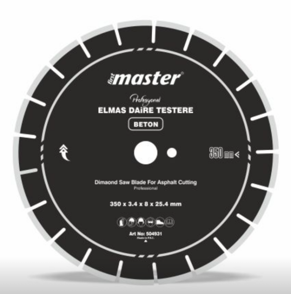 MASTER ELMAS DAIRE TESTERE BETON 350 mm