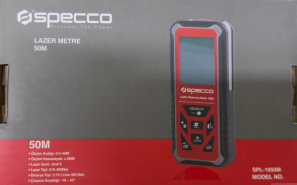 Specco Lazer Metre 50MT