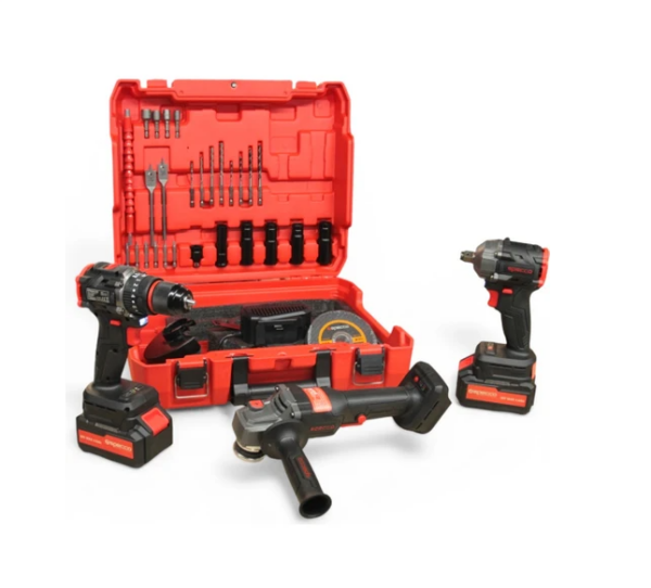 Specco BS20V-002SET Kömürsüz Akülü 3'lü Set - 40 Parça Aksesuar Seti